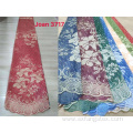 Polyester Warp Paper Printing Lace Window Curtains Fabric